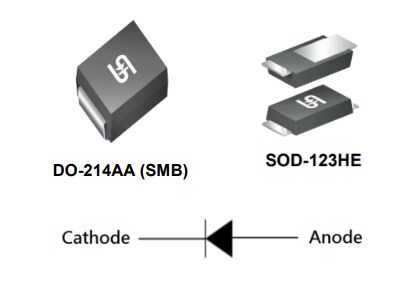 Taiwan Semiconductor S1M Surface Mount Rectifiers